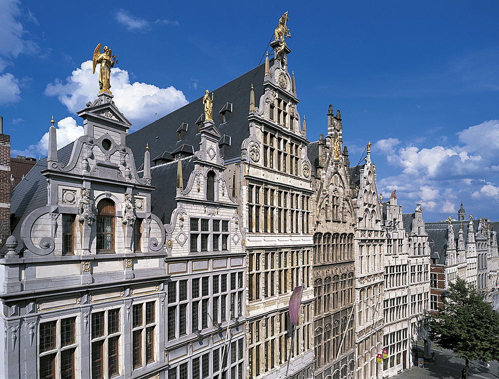 ANVERS, maisons de la Grand-Place