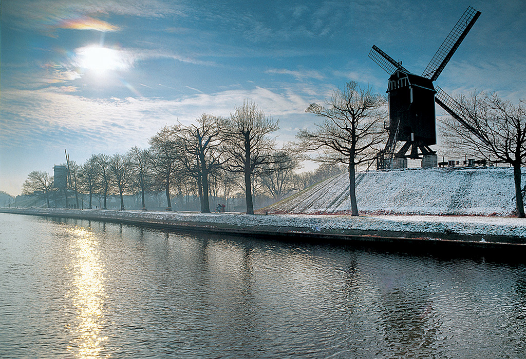 BRUGGE, molens, oude Kruisvest