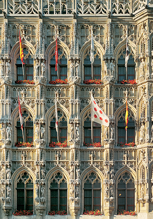 LOUVAIN, grand-place, hôtel de ville