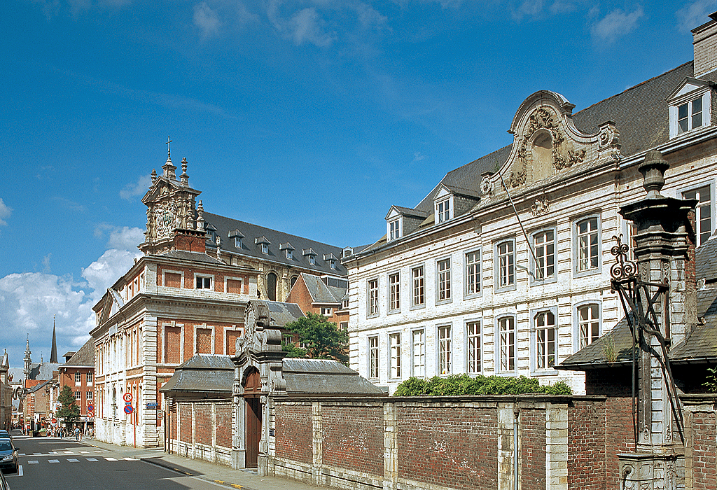 LOUVAIN, église Saint-Michel, collège Malderus, collège des Prémontés, Naamsestraat