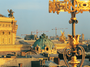 PARIS, the roof terrace of Printemps