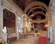 BRUXELLES, l&#039;hôtel de ville, l&#039;escalier d&#039;honneur