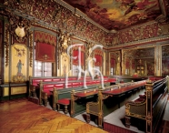 BRUSSELS, the City Hall: the Municipal Council Chamber