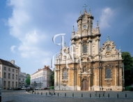 BRUSSEL, Sint-Jan de Doperkerk aan het Begijnhof