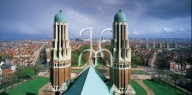 BRUSSELS from the dome of the basilica of Koekelberg