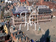 ANTWERP, the main square and the city hall