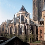 BRUGES, chevet de l&#039;église Notre-Dame