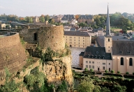 Luxembourg city, the lower suburb of Grund