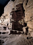 Luxemburg city, archaeological excavations of the second set of wall...