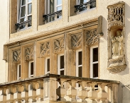 Luxembourg city, the &quot;Ennert de Stailer&quot; house, Rue de la...