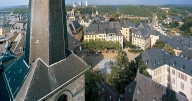 Luxemburg stad, de stadskern in de 12de eeuw
