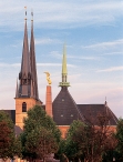 Luxembourg city, the &quot;Gelle Fra&quot; and the Cathedral