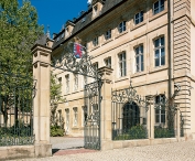 Luxemburg stad, het vroegere refugehuis van de abdij van Sint-Maximi...
