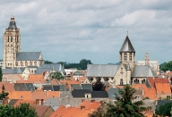 OUDENAARDE, St Walburg&#039;s church, church of Our Lady of Pamele a...